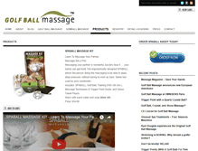 Tablet Screenshot of golfballmassage.com